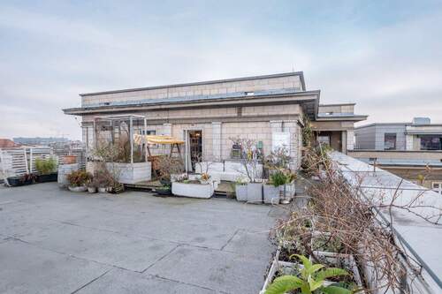 Terrasse mit Blick auf das Penthouse - 2 Zimmer Etagenwohnung zum Kaufen in Berlin