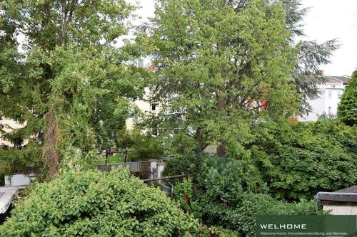 Balkonaussicht - Etagenwohnung mit 20,00 m&sup2; in Frankfurt am Main zur Miete