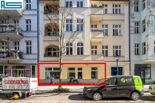 Detail Straßenfassade - 5 Zimmer Büro zum Kaufen in Berlin