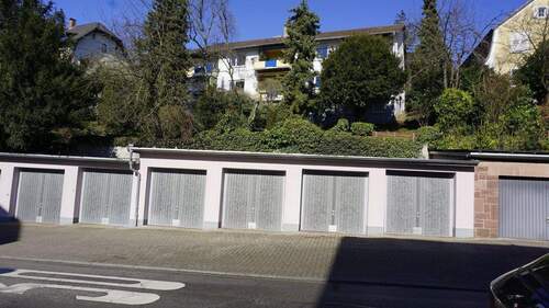 Die Garagen mit Gebäude - 