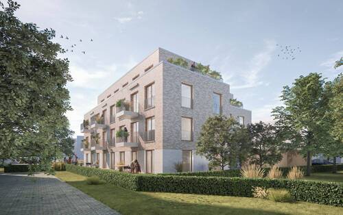 Gartenansicht - 3 Zimmer Etagenwohnung zum Kaufen in Melle