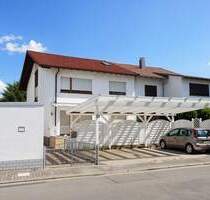 Großes Zweifamilienhaus mit 3 Carportstellplätzen, Garage, Verkaufsfläche im Untergeschoss - Oftersheim