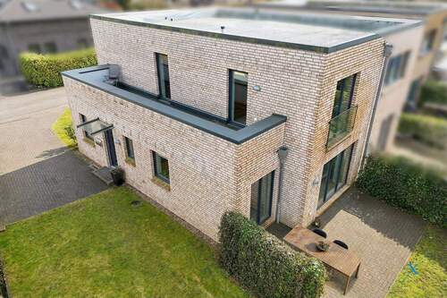 Luftaufnahme - 4 Zimmer Doppelhaushälfte in Harrislee