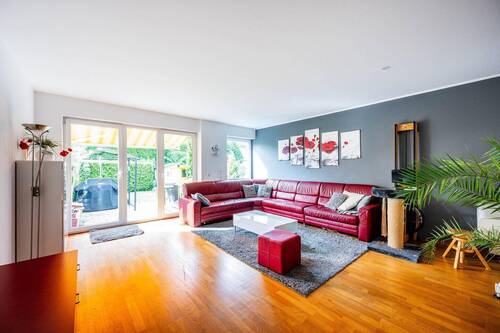 Wohnzimmer Blick zum Garten - 