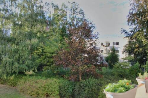 Blick vom Balkon - 3 Zimmer Etagenwohnung in Darmstadt