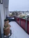 Balkon im Winter - 