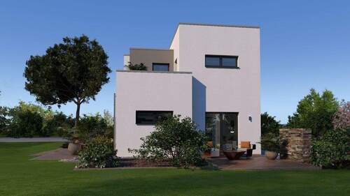 Ansicht Garten - Einfamilienhaus mit 145,70 m&sup2; in Bous zum Kaufen