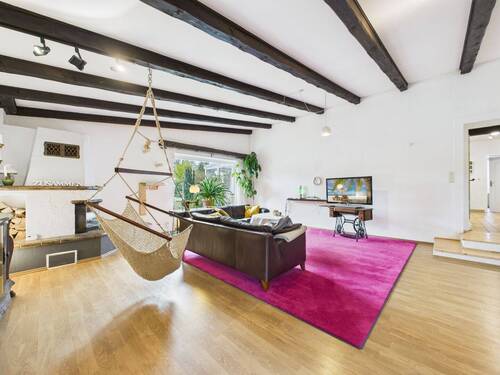 Wohnzimmer - 1 Zimmer Mehrfamilienhaus, Wohnhaus in Oldendorf (Luhe)