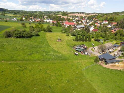 Drohnenansicht - Grundstück in Kreischa zum Kaufen