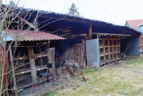 Schuppen im Garten - 