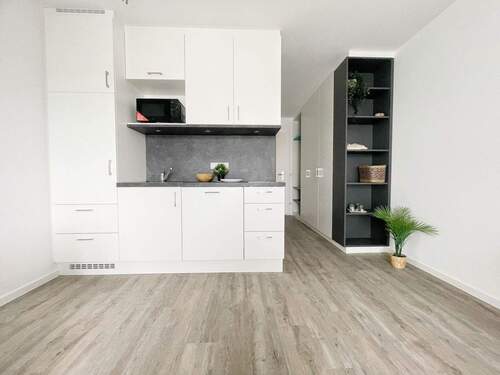 Kochbereich.jpg - Etagenwohnung mit 26,00 m² in Augsburg zur Miete