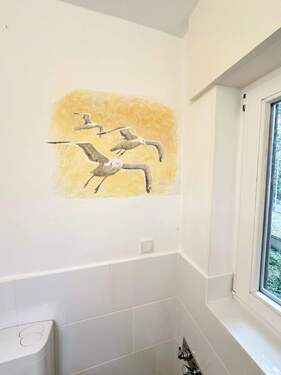 Wandbild im Bad - 