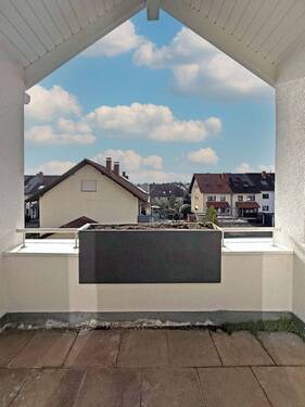 Balkon mit Ausblick - Etagenwohnung in Hockenheim
