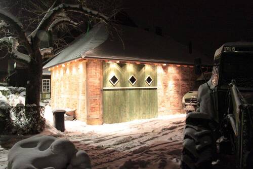Garage im Winter - 
