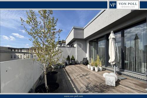 Titel2 - Hochwertige Designer 2-Zimmerwohnung, über den Dächern Berlins, mit großer Dachterrasse!