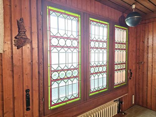 Beleuchtetes Buntglas - 