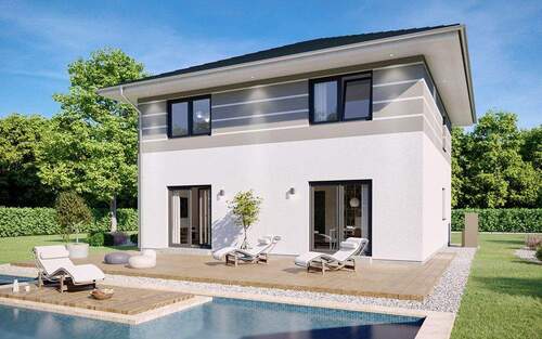 Ansicht_Stadtvilla-sh-155-s-variante-a-2021 - Grundstück in Hermsdorf zum Kaufen