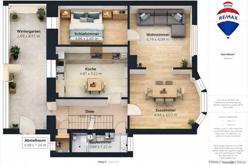 REMAX Immobilien DeLux Einfamilienhaus EG Schiffweiler Mark Borowicz - 