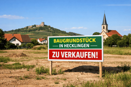 Titelbild - Jetzt sichern: Baugrundstück für Doppelhaushälfte in Kenzingen