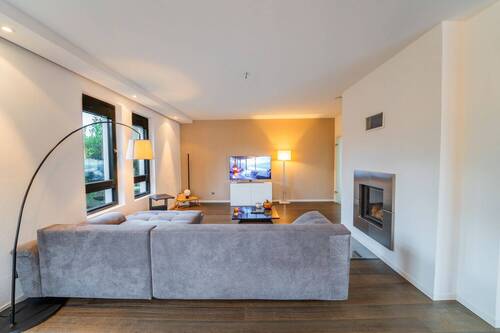 Wohnbereich mit Kamin - 