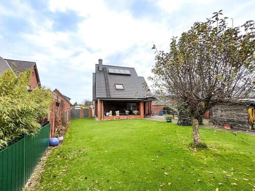 Gartenansicht - 6 Zimmer Mehrfamilienhaus, Wohnhaus zum Kaufen in Mettingen