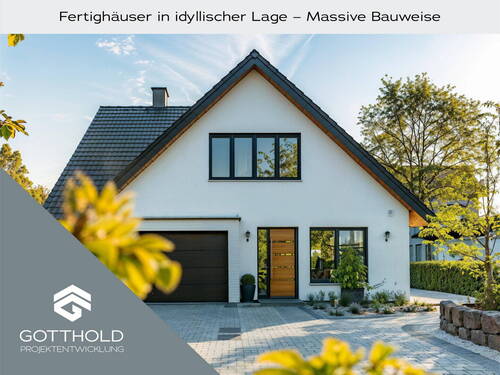 Bild 1 - Fronhausen - modernes Massivfertighaus, energieeffizient & regional gebaut