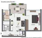 Grundriss - 2 Zimmer Etagenwohnung zum Kaufen in Ettlingen