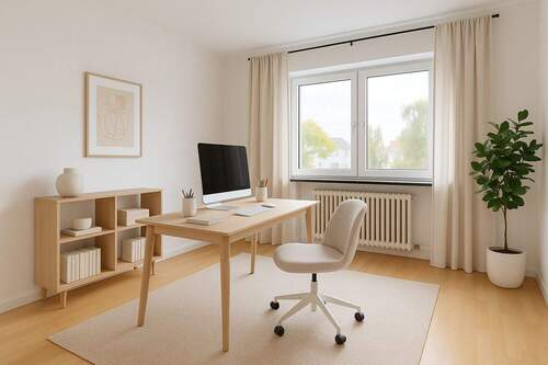 Arbeitszimmer-Visualisierung - 