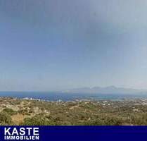 Baugrundstück in der Küstenstadt Agios Nikolaos mit toller Aussicht auf Kreta.