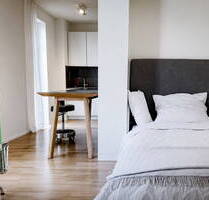 Exklusives Apartment in den Nymphenburger Höfen - 4. Stock mit Balkon - München Maxvorstadt