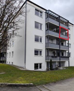 Balkon der Wohnung - 3 Zimmer Etagenwohnung in Freising