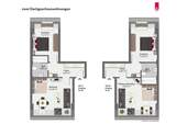 Grundrisse DG-ETW Nr 17 und Nr 26 - 