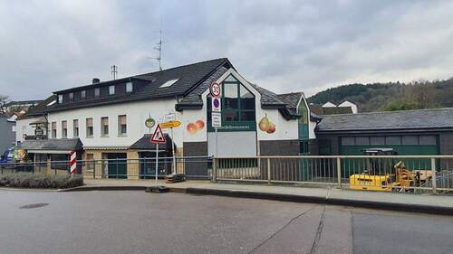 Ansicht seitlich. - Wohnhaus mit Gewerbeeinheit im Zentrum von Irrel. L - Echternach 5min!