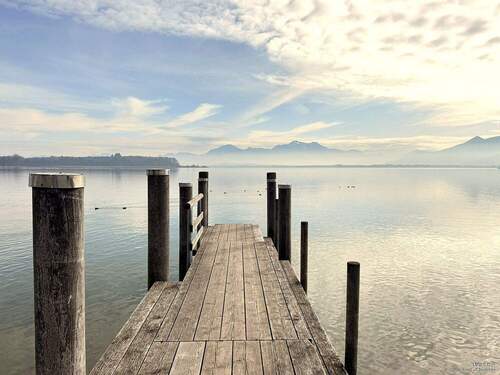 Direkte Seelage - See & zentrumsnah: Solide 2-Zi. absolut ruhig in Prien - Chiemsee in nur 10 Gehminuten