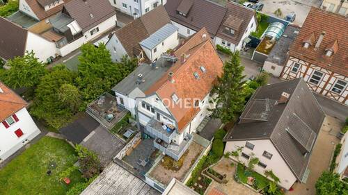 Außenansicht Drohne 2 - Mehrfamilienhaus, Wohnhaus in Stuttgart