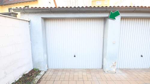 Eine Einzelgarage inklusive - 