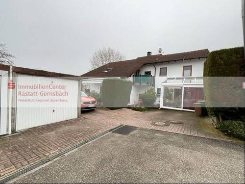 Rückansicht - 3 Zimmer Etagenwohnung zum Kaufen in Gaggenau