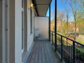 hofseitiger Balkon - 