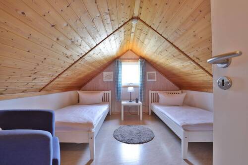 Schlafbereich im ausbautem Dachgeschoss - 