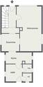Grundriss Erdgeschoss - 3 Zimmer Einfamilienhaus in Oldenburg