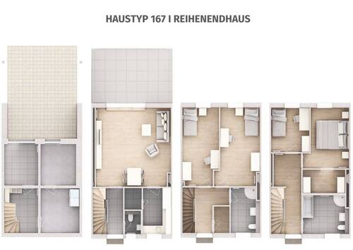 HAUSTYP 167 I Reihenendhaus - 