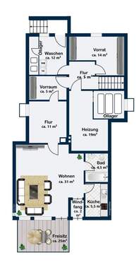 Untergeschoss / Keller - 