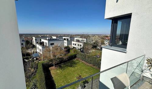 Ausblick Dachterrasse - 5 Zimmer Einfamilienhaus in Nußloch