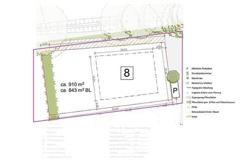 Lageplan Grundstück 8 - Grundstück zum Kaufen in Henstedt-Ulzburg