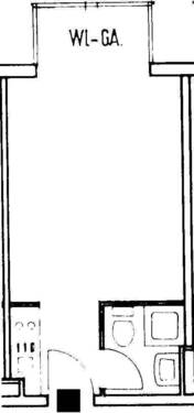 1-Zimmer, 24,52 qm - Etagenwohnung mit 24,50 m² in Lübeck zur Miete