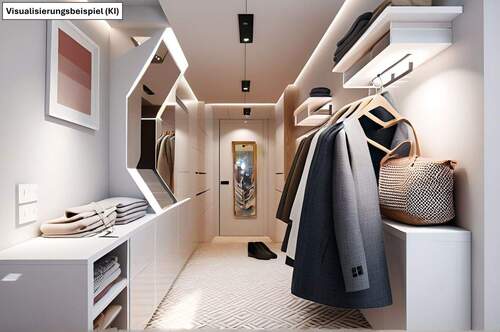 Flur Homstaging - 3 Zimmer Etagenwohnung in Pfungstadt