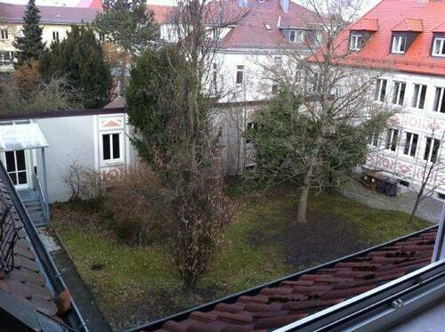 Aussicht vom Wohnzimmer - Zwei - Zimmer - Wohnung in Ansbach