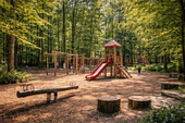 Spielplatz Waldperlach- KI Bild - 