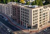 Holstenhofweg/Ecke Ahrensburg - Exklusive 2-Zimmer-Neubauwohnung in Marienthal mit sonniger Dachterrasse