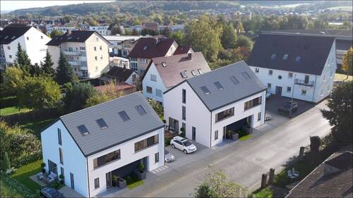 Frontansicht - DHH in Goldbach - Großzügiger Rohbau mit hervorragender Anbindung!